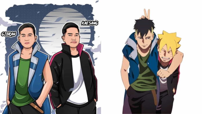 ans Anime Samakan Kaesang dengan Boruto