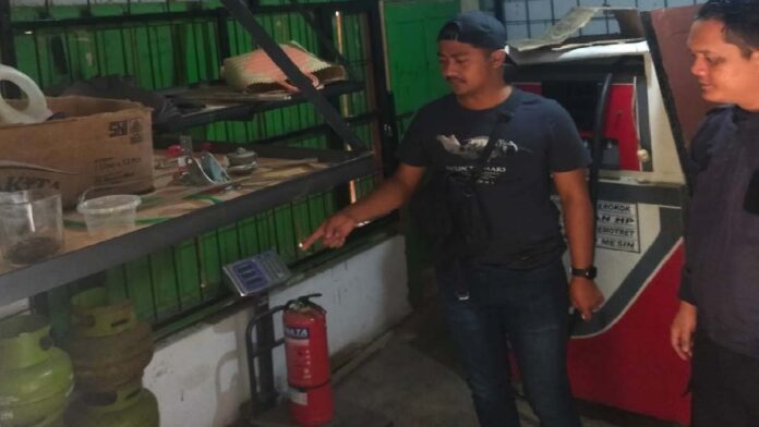 Pangkalan gas LPG milik warga Cipaku Ciamis dibobol maling