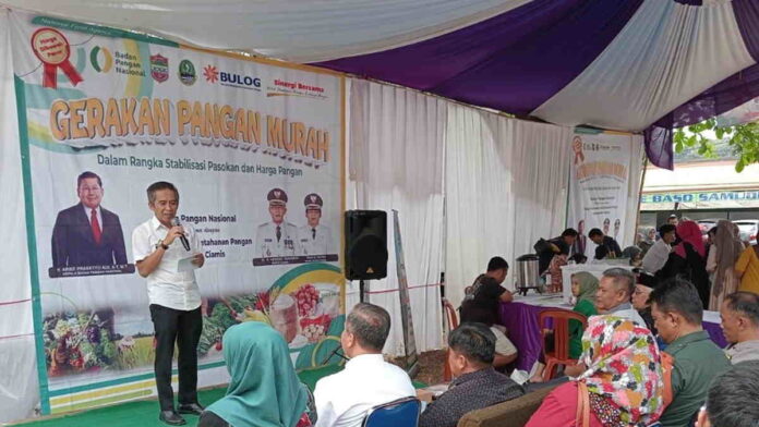 Ikut Kendalikan Inflasi, Dinas Pertanian dan Ketahanan Pangan Ciamis Gelar Pasar Murah