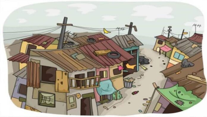ilustrasi kawasan kumuh