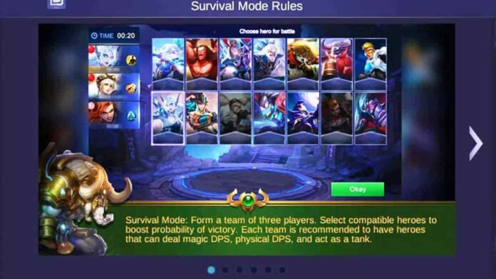 Mode Survival Mobile Legends