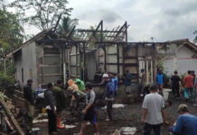 Rumah dan Motor Hangus Terbakar di Tasikmalaya