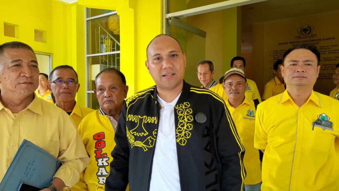 Sandi Rahmat Mandela Silaturahmi ke DPD Golkar Kota Banjar