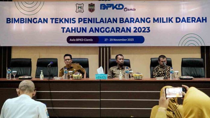 Bimtek Penilaian BMD, Kepala BPKD Ciamis: Untuk Tingkatkan Kompetensi Pengurus Barang SKPD