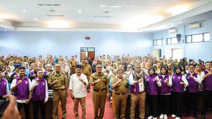 Bupati Ciamis Kukuhkan Puluhan Gen Z Jadi Duta Komisi Penanggulangan AIDS