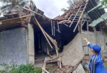 Diguyur Hujan, Rumah Warga Kertahayu Ciamis Ambruk