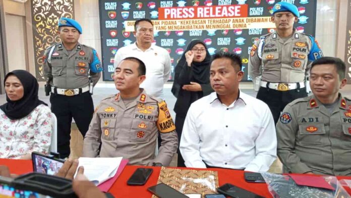 gelar perkara kasus pembunuhan remaja SMP di Garut