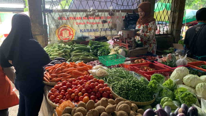 Harga Cabe dan Sayuran di Pasar Ciamis Melonjak