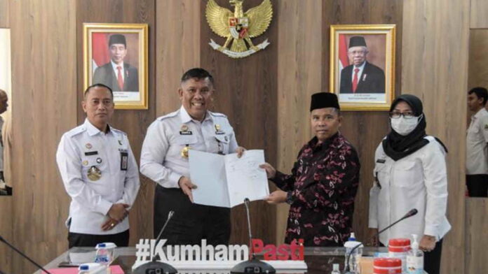 Hasil Visitasi Komisi Informasi, Kemenkumham Jabar Terima Kategori Badan Publik Informatif