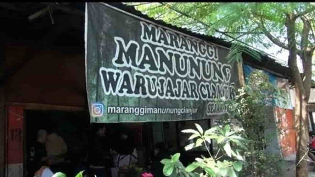 Kedai Makanan Pinggir Jalan di Cianjur