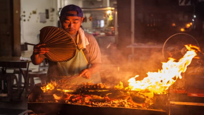 Kedai Makanan Pinggir Jalan di Cianjur