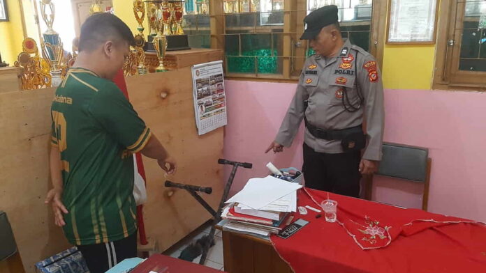 Maling Bobol SDN 2 Margajaya Ciamis