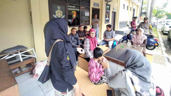 Orang Tua yang Diduga Aniaya Anaknya dilaporkan ke Polres Banjar