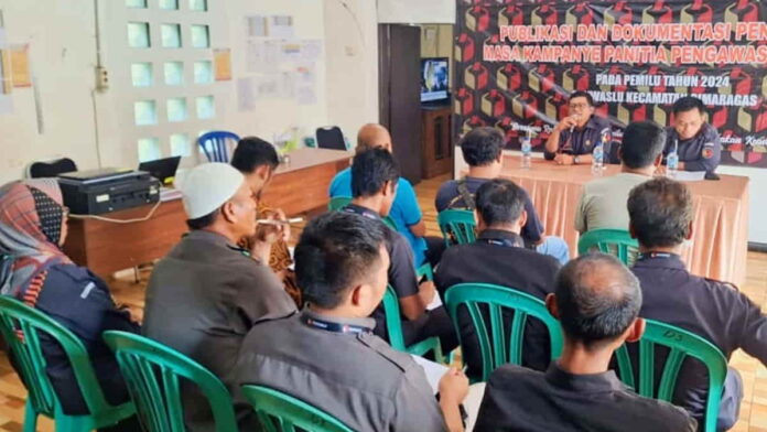 Antisipasi Pelanggaran, Panwaslu Cimaragas Ciamis Tingkatkan Koordinasi