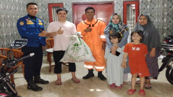 tawon vespa bersarang di toren air warga Rancah Ciamis