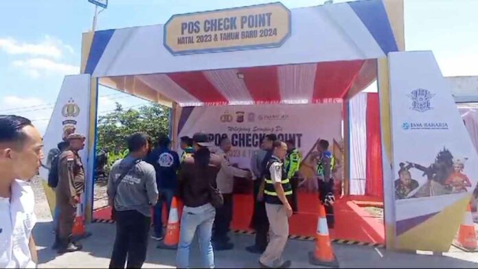 Dua Pos Utama Sudah Berdiri untuk Amankan Libur Nataru di Garut