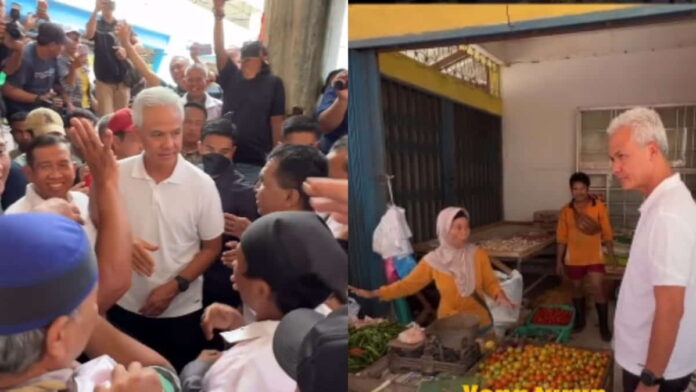 Ganjar Pranowo kampanye di Kalimantan Timur