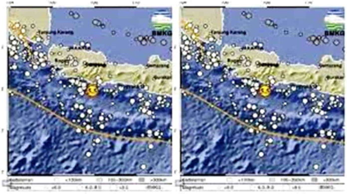Gempa Pangandaran magnitude 5.5