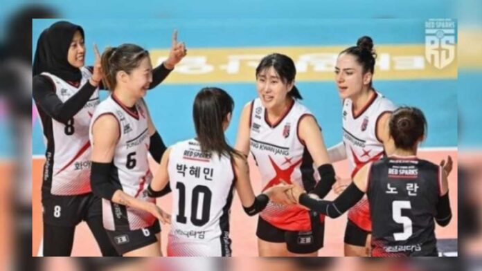 Jadwal Pertandingan Red Sparks di Liga Voli Korea Putaran Ketiga