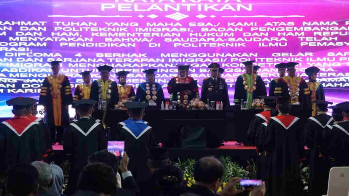 Kakanwil Kemenkumham Jabar Hadiri Wisuda Lulusan Poltekim dan Poltekip