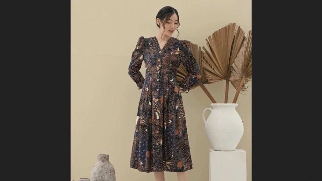 Model Dress Batik untuk Natal yang Elegan dan Menarik