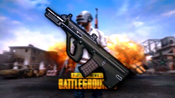 Senjata AUG A3 di PUBG