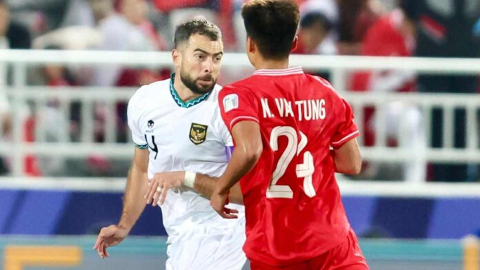 Kondisi Terkini Jordi Amat Pasca Berbenturan dengan Pemain Vietnam