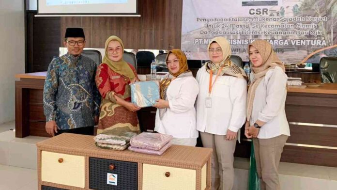 PT MBK Ventura Beri Bantuan untuk Masjid hingga Pelatihan Literasi Keuangan di Ciamis