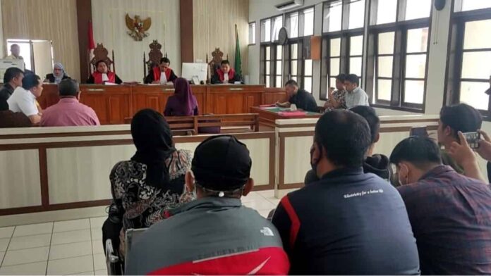Sidang PK mantan Ketua DPRD Jawa Barat Irfan Suryanagara di PN Bale Bandung, Kabupaten Bandung, Jawa Barat