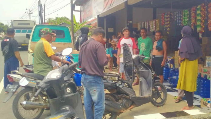 maling motor bersenjata api di Pamarican Ciamis