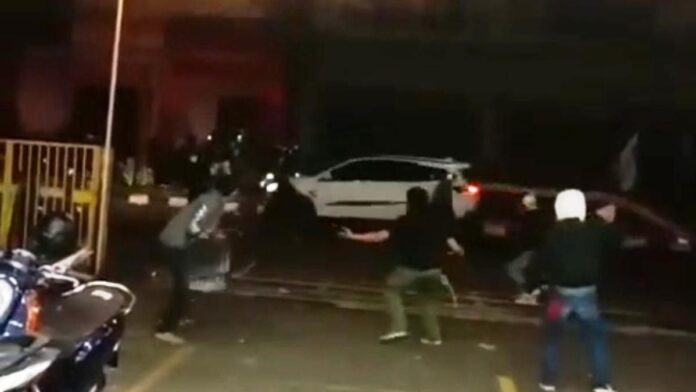 Gerombolan Bermotor di Kota Tasikmalaya