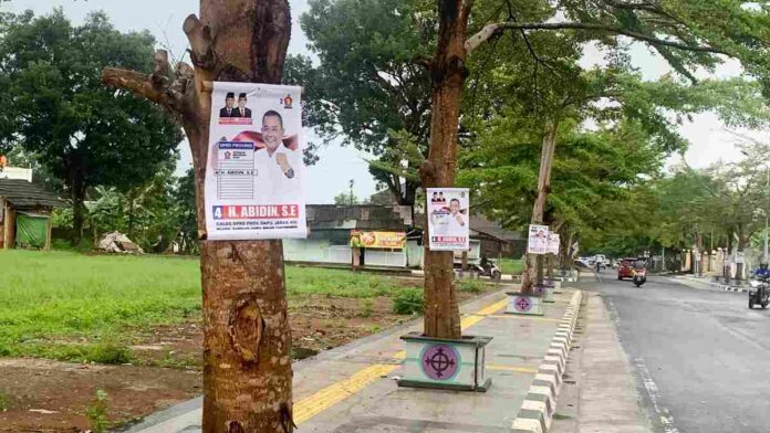 Ada APK Caleg Dipaku di Pohon, Pedagal Gas Ciamis Ini Kejahatan Lingkungan