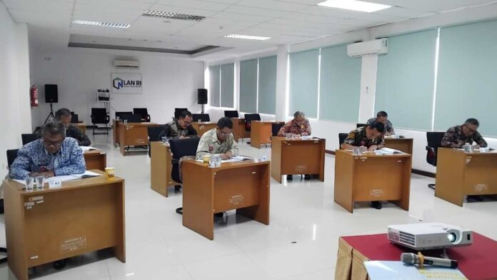 Delapan Peserta Seleksi Sekda Ciamis Ikuti Uji Kompetensi