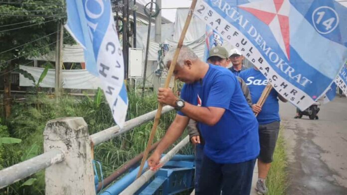 DPC Partai Demokrat turunkan APK saat masa tenang Pemilu