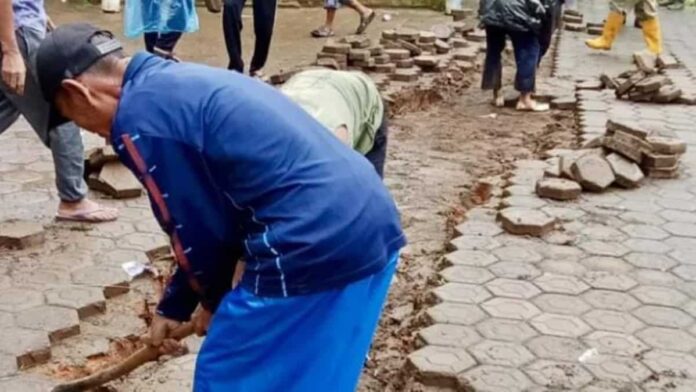 pergerakan tanah di Kecamatan Rongga, Bandung Barat