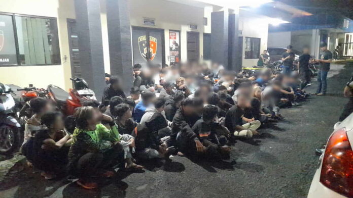 Petugas amankan 87 remaja di Kota Banjar