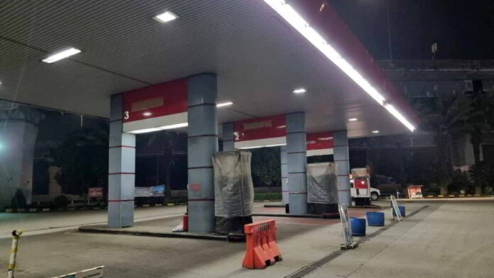 SPBU di Rest Area Tol