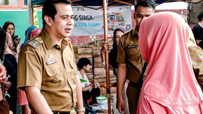 Gelar Pasar Murah di Sadananya, Wabup Ciamis Untuk Stabilkan Harga Pangan Jelang Lebaran