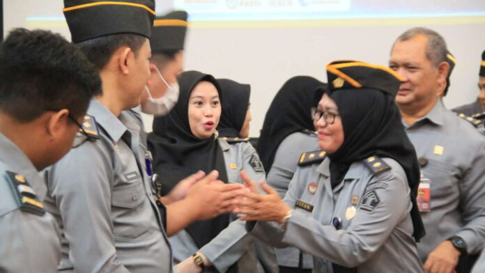 Kemenkumham Jabar Laksanakan Apel Bersama Pasca Libur Idul Fitri, Minta Semangat Kerja Ditingkatkan