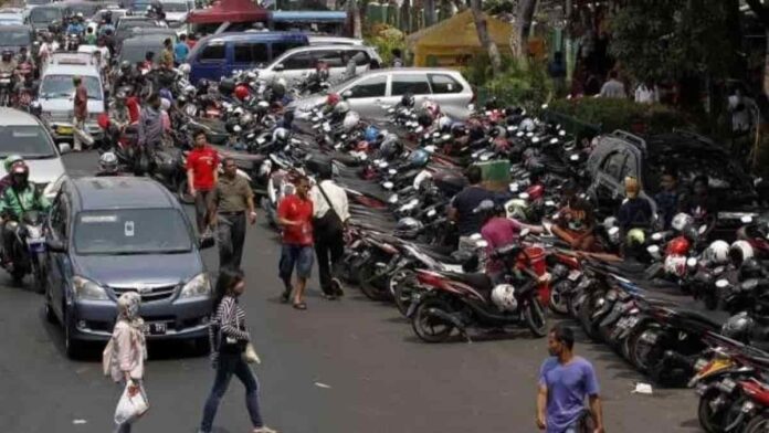 parkir liar di Kota Bandung