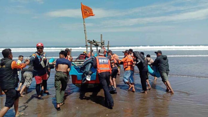Satu Korban Terseret Arus Pantai Barat Pangandaran Ditemukan Meninggal