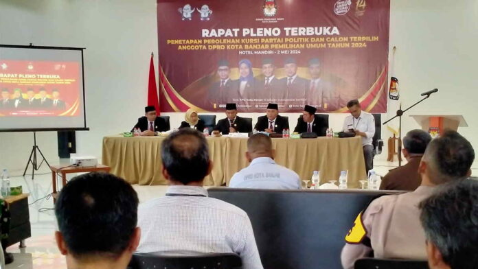 Caleg Terpilih Hasil Pemilu 2024 Kota Banjar Ditetapkan