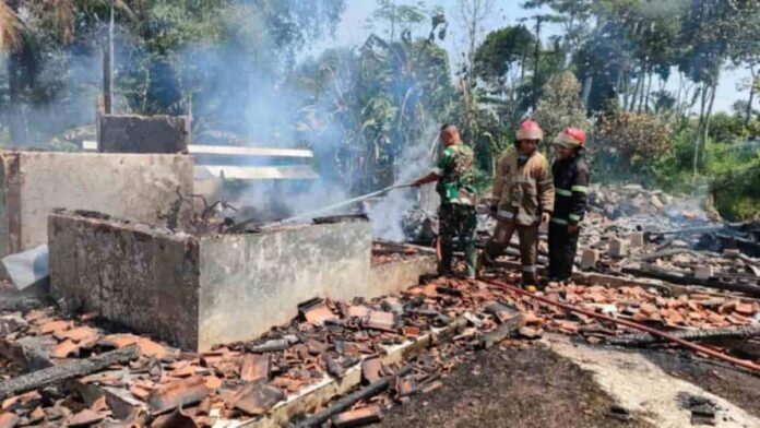 kebakaran di Sindangkerta Bandung Barat