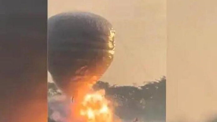 Balon udara meledak di Ponorogo