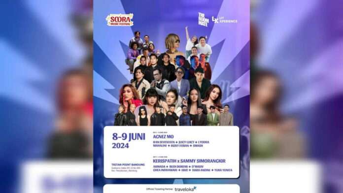 Tiara Andini, Agnez Mo dan Juicy Luicy Siap Memeriahkan Soora Music Festival 2024 di Bandung