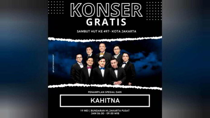 Konser Kahitna di Bundaran HI
