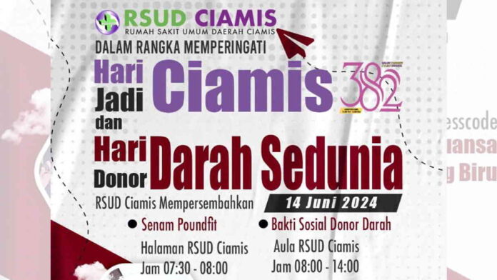 Ada Senam Pound Fit dan Baksos Kemanusiaan di RSUD Ciamis