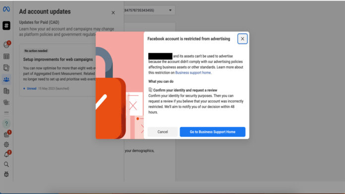 Akun Facebook Dibatasi, Inilah Penyebab dan Cara Mengatasinya