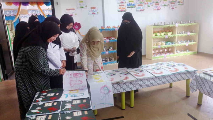 Hasil Karya TKIT dan SDIT MGI Ciamis Mejeng Dipamerkan