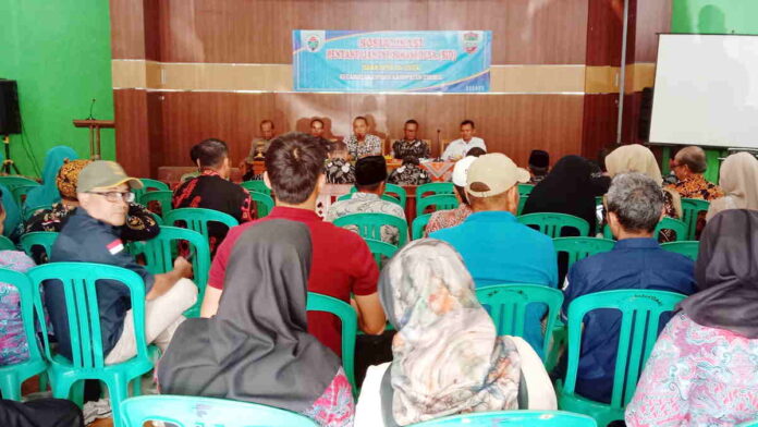 Inspektorat Ciamis Berikan Pemahaman Pentingnya SID PBJ kepada Kades se-Cipaku